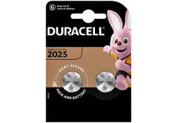 Batterij Duracell knoopcel 2xCR2025 lithium Ø20mm 3V-170mAh