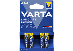Batterij Varta Longlife Power 4xAAA