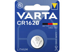 Batterij Varta knoopcel CR1620 lithium blister à 1stuk
