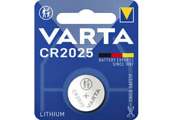 Batterij Varta knoopcel CR2025 lithium blister à 1stuk