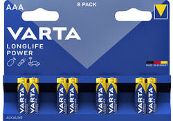 Batterij Varta Longlife Power 8xAAA