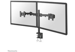 Monitorarm Neomounts D960D 2x10-27" met klem zwart