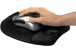 Muismat met polssteun Fellowes Memoryfoam zwart