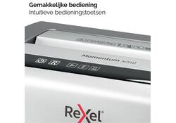 Papiervernietiger Rexel Momentum X312 snippers 5x42mm