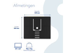 Laptopstandaard R-Go Riser Attachable