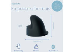 Muis R-Go Ergonomisch HE Break Wireless Rechts M