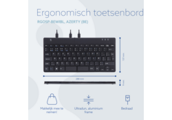 Toetsenbord R-Go Ergonomisch Split Break AZERTY