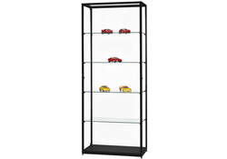 Vitrinekast SDB wms-h800 zwart 800x400x1984mm