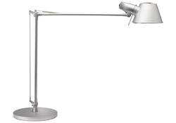 Bureaulamp MAUL Rock LED voet zilvergrijs