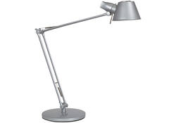 Bureaulamp MAUL Rock LED voet zilvergrijs