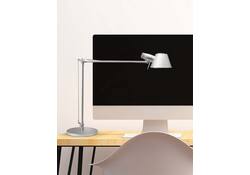 Bureaulamp MAUL Rock LED voet zilvergrijs