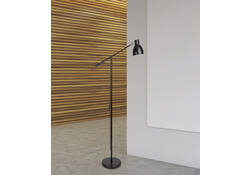 Vloerlamp MAUL Finja excl. LED lamp hg 138cm arm 30cm zwart