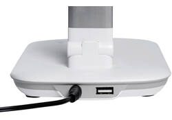 Bureaulamp MAUL Jazzy LED voet dimbaar + usbpoort wit