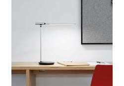 Bureaulamp MAUL Rubia LED voet dimbaar colour vario + usbpoort zilver