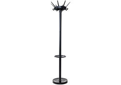 Kapstok MAUL Caligo staand 175cm 32 haken zwart RAL9004