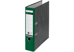 Ordner Leitz 1080 180° 80mm karton A4 groen