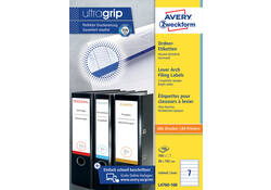 Rugetiket Avery Zweckform smal 38x192mm zelfklevend wit