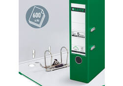 Ordner Leitz 1010 180° 80mm PP A4 groen
