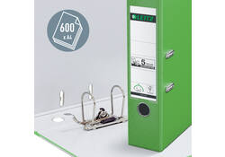 Ordner Leitz 1010 180° 80mm PP A4 lichtgroen
