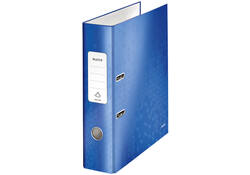 Ordner Leitz Wow 180° gelamineerd 85mm A4 blauw
