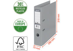 Ordner Esselte Vivida No.1 75mm PP A4 zwart