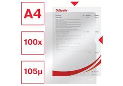 Insteekmap L-model Esselte standaard copy safe 0.11mm PP A4 glashelder 100 stuks