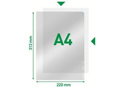 Insteekmap L-model Leitz Premium copy safe 0.15mm PVC A4 glashelder 100 stuks
