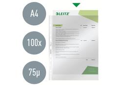 Showtas Leitz Premium standaard copy safe 0.08mm PP A4 transparant 100 stuks