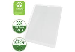 Showtas Leitz Premium links open 0.13mm PP A4 transparant 100 stuks