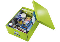 Opbergbox Leitz WOW Click & Store 369x200x482mm groen