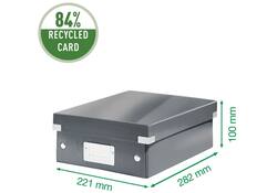 Sorteerbox Leitz WOW Click & Store 220x100x282mm wit