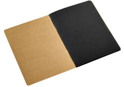 Sorteermap Kraft Line A4 6 tabbladen bruin