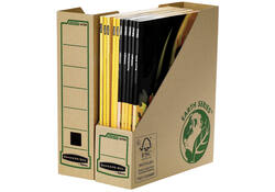 Tijdschriftcassette Bankers Box Earth A4 80mm bruin