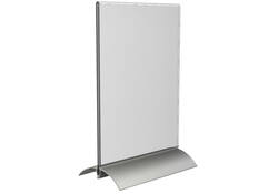 Kaarthouder Europel T-standaard A5 staand acryl / aluminium