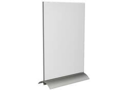 Kaarthouder Europel T-standaard A4 staand acryl / aluminium