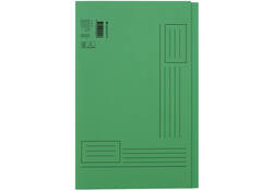 Vouwmap Quantore Folio ongelijke zijde 250gr groen