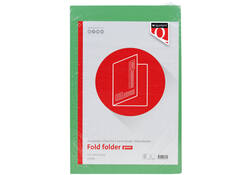 Vouwmap Quantore Folio ongelijke zijde 250gr groen