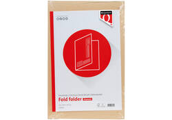 Vouwmap Quantore Folio ongelijke zijde 250gr beige