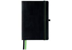 Notitieboek Leitz Complete A5 160blz 100gr lijn zwart
