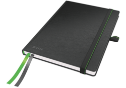 Notitieboek Leitz Complete A5 160blz 100gr lijn zwart