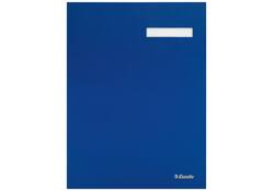 Vloeiboek Esselte karton 20 tabbladen blauw