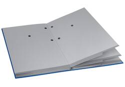 Vloeiboek Esselte karton 20 tabbladen blauw