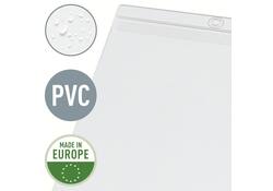 Insteekmap U-model Leitz Premium met ophangoog 0.20mm PVC A4 transparant 50 stuks