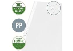 Showtas Leitz Premium met klep copy safe 0.13mm PP A4 transparant 50 stuks