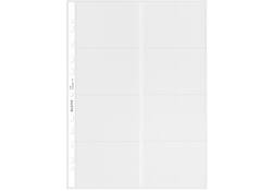 Showtas Leitz Premium voor visitekaartjes copy safe PP A4 glashelder 10 stuks