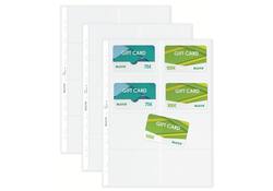 Showtas Leitz Premium voor visitekaartjes copy safe PP A4 glashelder 10 stuks
