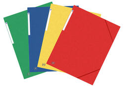 Elastomap Oxford Top File+ A3 3 kleppen 390gr assorti