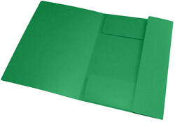Elastomap Oxford Top File+ A4 3 kleppen 390gr groen