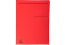 Dossiermap Exacompta Forever A4 3 kleppen 280gr rood