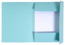 Dossiermap Exacompta Forever A4 3 kleppen 280gr blauw